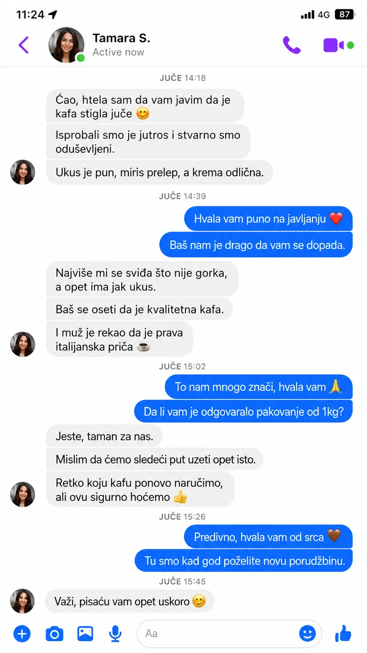 Messenger recenzija kupca Tamara S.